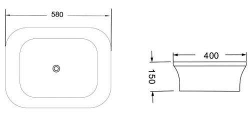 Умывальник Vincea VBS-204