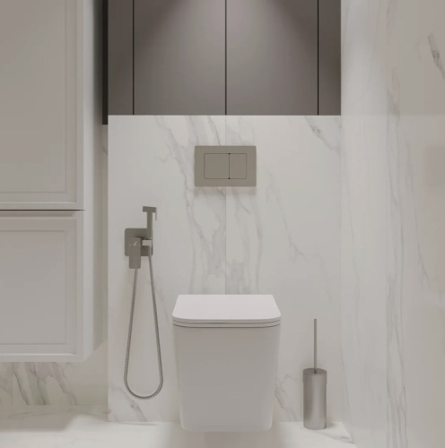 Комплект Oliveeka инсталляция OL-MQ-003 с унитазом OL-5014 и кнопкой OL-E12-BN