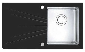 Мойка для кухни Alveus KARAT 10 UP черный  860x500 правая 1123799