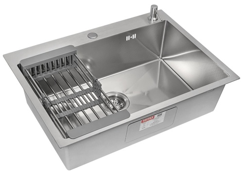 Комплект Arfeka Eco AR мойка 700*500, коландер, дозатор satin decor