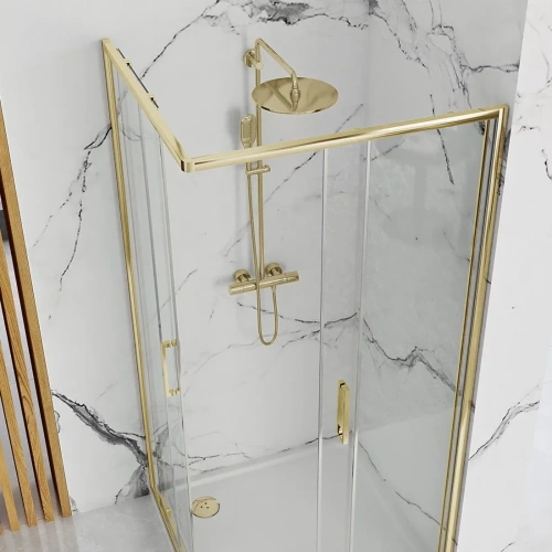 Душевой уголок Rea Punto Gold 80x100 K6442