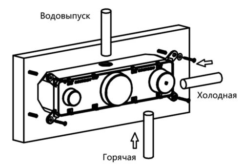 Душевая система Vincea VSFW-422T1CH