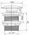 Донный клапан для раковины Vincea DBS-216MG с переливом Донный клапан для раковины Vincea DBS-216MG с переливом