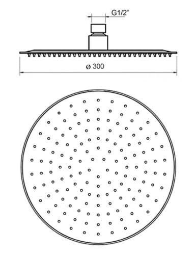 Верхний душ Ahti RS203