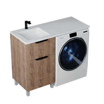 Тумба напольная Vela Каскад Хекси 48Н под Kamilla 110 (дуб Давос трюфель) TU252464