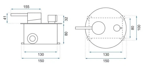 Смеситель для ванны Rea Lungo gold matt B7503