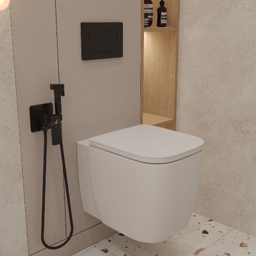 Комплект Oliveeka инсталляция OL-MQ-003 с унитазом OL-G1 и кнопкой OL-E12-MB