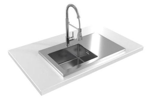 Мойка для кухни Alveus LUXAL 10L 800x500 левая(S) 1149974