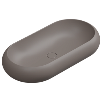 Раковина накладная 80x42 см GSG Ceramic Design Petra PELAV80029, Tortora Matt