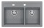 Мойка для кухни Alveus Granital ATROX 50 CONCRETE - G81 1132001