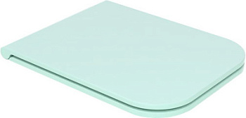 Крышка с сиденьем GSG Ceramic Design Brio BRCOPRSLTICR025 бирюзовый матовый