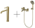 Душевая система для ванны со смесителем Oliveeka OL-639017+88239017-BG