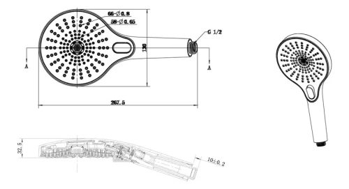 Душевая система Vincea Inspire VSFW-422TI1MB