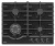 Газовая варочная панель ZORG HAG62 FDW black
