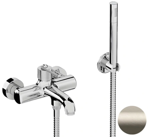 Смеситель для ванны Daniel Brooklyn BY610XV, сталь