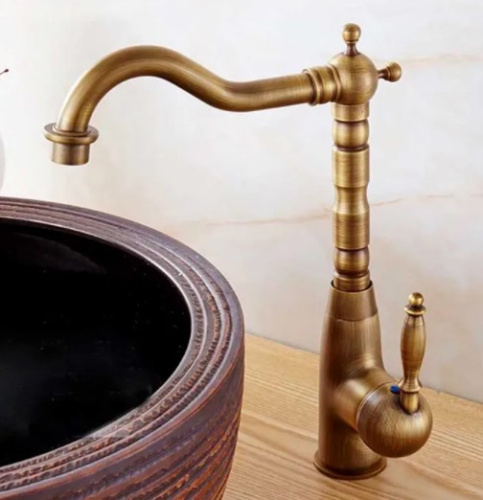 Смеситель для умывальника Rea Bona Old Gold B2150