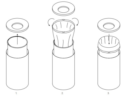 Мусорный бак с внутренним ведром Decor Walther DW 240 0615600