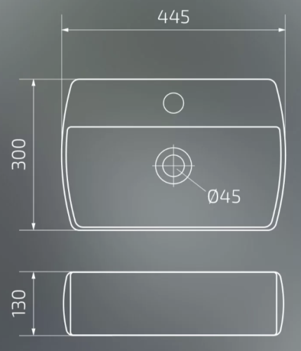 Умывальник Gid N9293