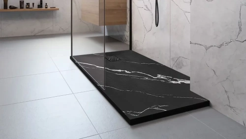 Душевой поддон Rea Magnum Carrara Black 80x100 K7007