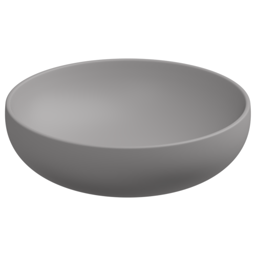 Раковина накладная 45 см GSG Ceramic Design Easy EALAVRO45038, Fumo Matt