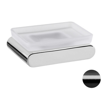 Мыльница Remer Lounge LN10CFP, черный брашированный хром