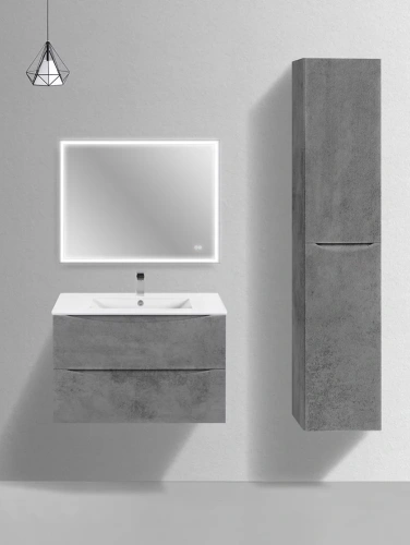 Тумба подвесная Vincea Mia Slim 800 Beton VMC-2MC800S1BT