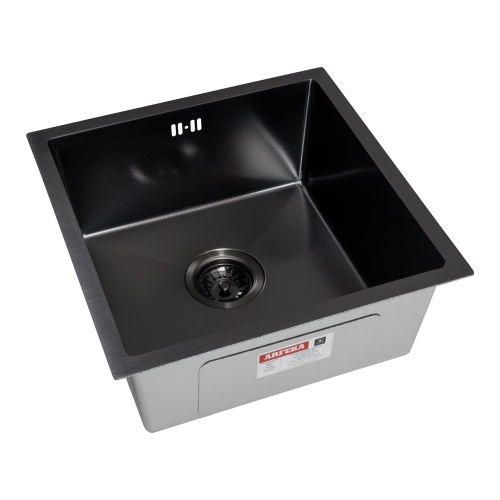 Мойка кухонная Arfeka Eco AR 450*450 black PVD NANO decor
