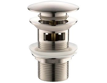 Донный клапан для раковины Vivi Felice V-4 Nichel с переливом