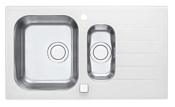 Мойка для кухни Alveus GLASSIX UP 20 (белый цвет) 860x500 1123822