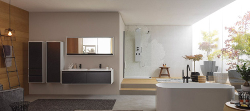 Зеркальный шкаф Kolpa-san Pandora TOP 150 White matt 514260 Зеркальный шкаф Kolpa-san Pandora TOP 150 White matt 514260