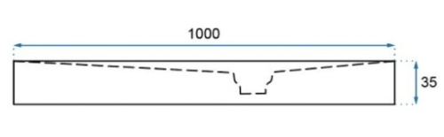 Душевой поддон Rea Black Stone 80x100 K9756