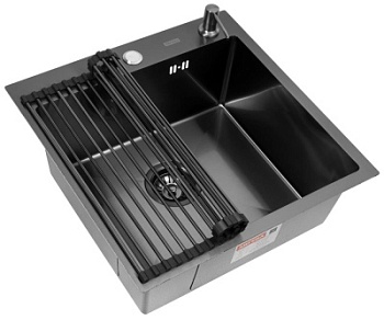 Комплект Arfeka Eco AR мойка 500*500, роллер-мат, дозатор black