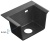 Мойка для кухни Alveus PURE-G 70R Algranit CARBON-A91 790x520x198 1149502