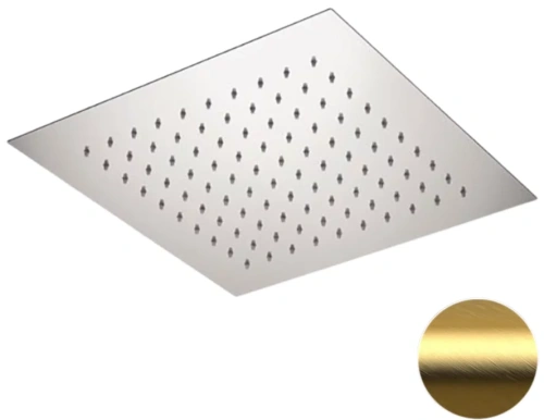 Верхний душ Remer 357EFS34BG, золото брашированное