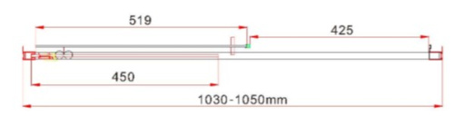 Душевая дверь Vincea Garda VDS-1G105CH