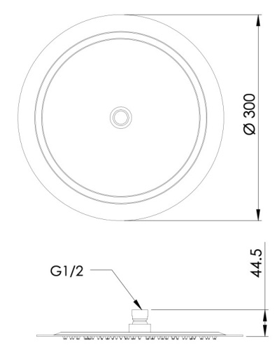 Верхний душ Mariani Tondo B14ST00130