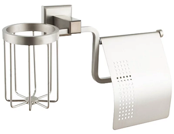 Бумагодержатель с держателем освежителя воздуха Vivi Felice ARGENTO FL1007-D-NICHEL