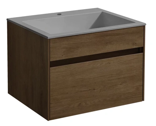 Тумба подвесная Vincea Chiara 600 T.Oak VMC-2C600TO