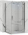 Душевая стенка Rea Molier Chrome 80 K8534 Душевая стенка Rea Molier Chrome 80 K8534