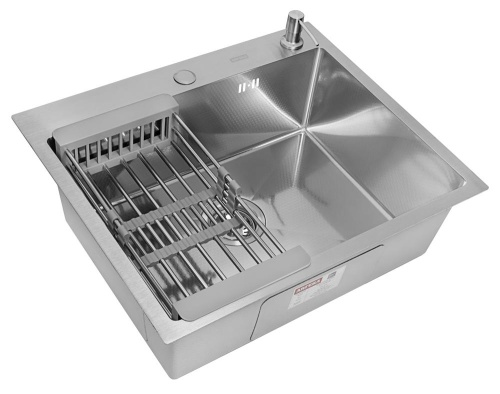 Комплект Arfeka Eco AR мойка 600*500, коландер, дозатор satin decor