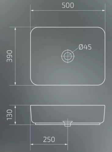 Умывальник Gid Nc366