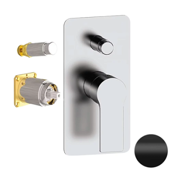 Смеситель для душа Remer Energy EY09KBNO, черный матовый