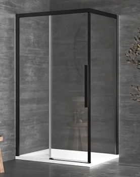 Душевой уголок Kolpa-San Libra DW 120X100-L black transparent 518460