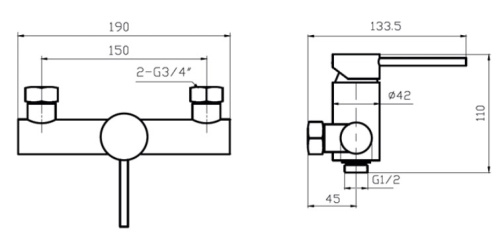 Гигиенический душ Ahti Polar circle PC305017