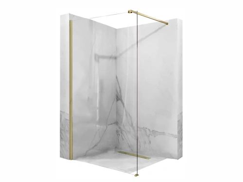 Душевая стенка Rea Aero gold matt 120x195 K4702