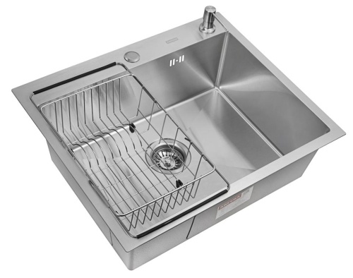 Комплект Arfeka Eco AR мойка 600*500, коландер F, дозатор satin