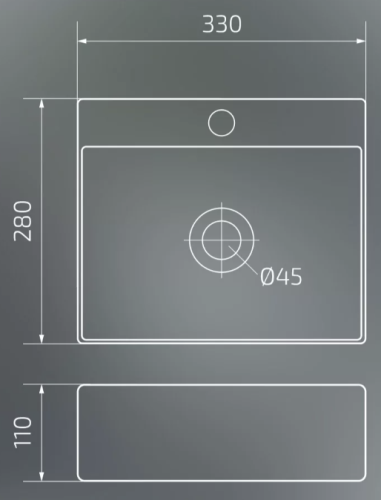 Умывальник Gid N9135
