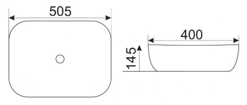 Умывальник CeramaLux K397G125