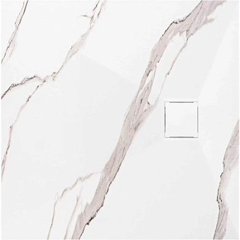 Душевой поддон Rea Magnum Carrara White 90x90 K7005