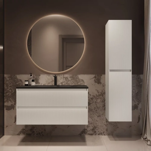 Тумба подвесная Vincea Welle 1000 M.White Soft-touch VMC-2WL100MW